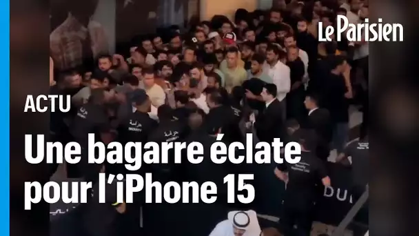 À Dubaï, cohue et bousculades pour la sortie de l’iPhone 15