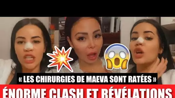 MAEVA VS ANGELE - ÉNORME CLASH ET GROSSES TENSIONS !! 😱 « LES CHIRURGIES DE MAEVA SONT RATÉES »