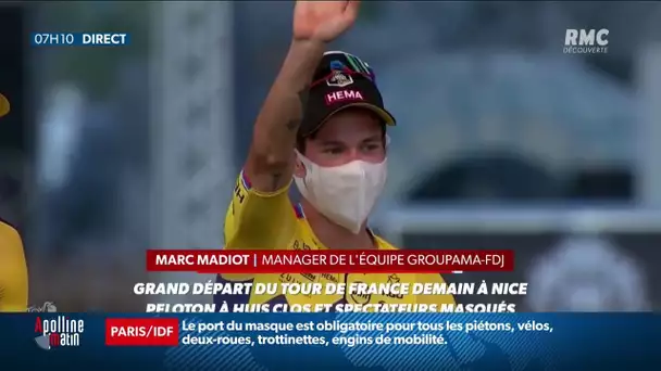 Le Tour de France s'élancera demain de Nice à "quasi huis clos"