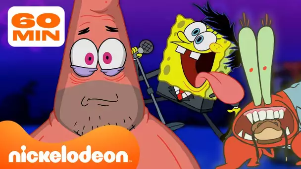 60 MINUTES des moments les plus drôles des NOUVEAUX épisodes de Bob l'éponge 🤣 | Nickelodeon France