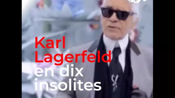 Karl Lagerfeld en dix insolites
