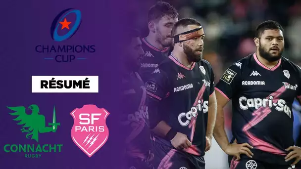 🏆🏉 Résumé - Champions Cup : Le Stade Français lourdement battu par le Connacht