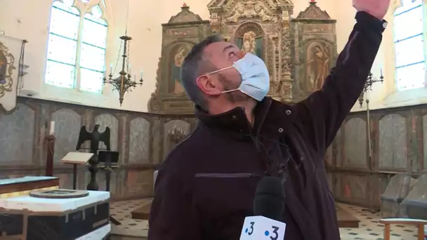 A Ménerval, la plus grande église romane du Pays de Bray est en danger