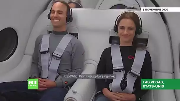 Virgin Hyperloop effectue son premier test avec des humains à bord