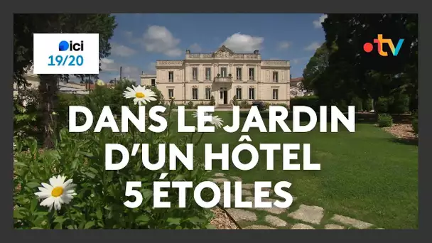 Jeunes en reconversion horticulture dans le potager d'un hôtel 5 étoile à Cognac
