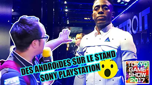 On a vu des Androïdes sur le Stand PLAYSTATION ! 😲