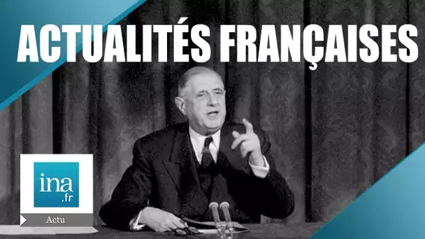 Les Actualités Françaises du 13 septembre 1961 : Attentat contre De Gaulle | Archive INA