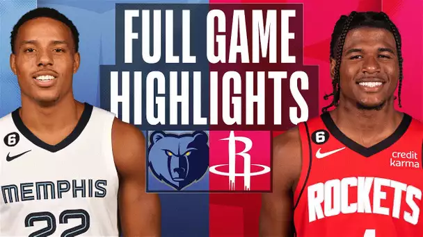 GRIZZLIES at ROCKETS | FULL GAME HIGHLIGHTS | March 1, 2023