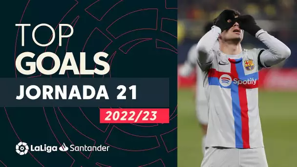 Todos los goles de la jornada 21 de LaLiga Santander 2022/2023