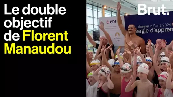 Quand Florent Manaudou aide les enfants à apprendre à nager