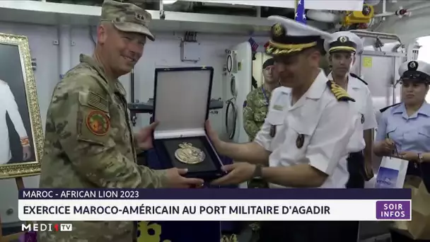 "African Lion 2023": Exercice au port militaire d'Agadir