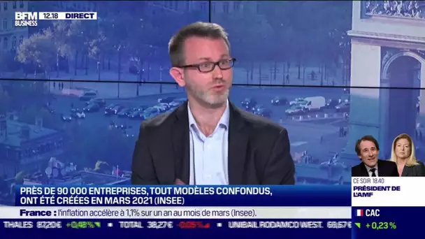 Julien Pouget (Insee): Créations d'entreprises, léger repli