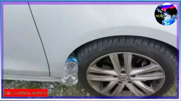 Alerte d&#039;urgence: si vous voyez une bouteille près de votre roue, vous êtes peut-être en danger