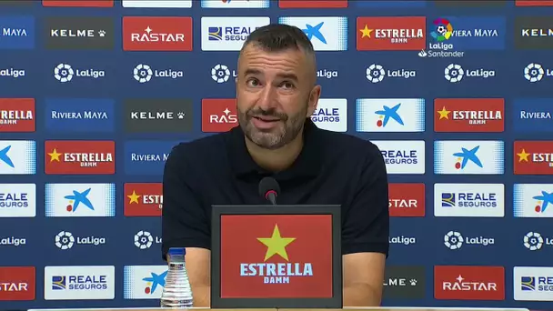 Rueda de prensa RCD Espanyol de Barcelona vs Sevilla FC