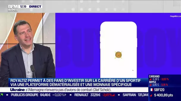 Christophe Vattier (Royaltiz) : Royaltiz permet à des fans d'investir sur la carrière d'un sportif