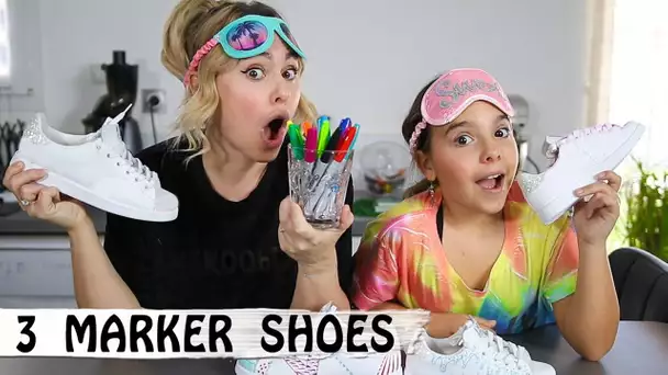 3 MARKER SHOES CHALLENGE avec Jen !