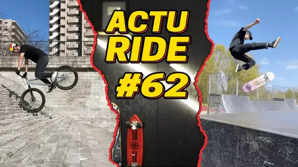 ACTU RIDE #62 : Le plus belle vague de l'année, Dom Tomato frôle l'accident, Triple backflip !