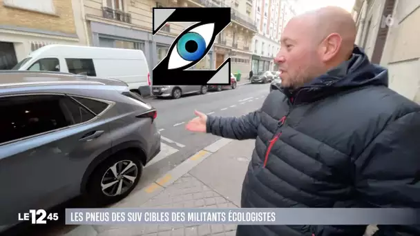 [Zap Télé] Des militants écologistes dégonflent les pneus des SUV (19/07/23)