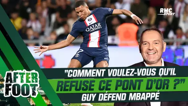 PSG : "Comment voulez-vous que Mbappé refuse un pont d'or pareil", défend Stéphane Guy
