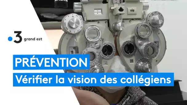 Prévention : vérifier la vision des collégiens