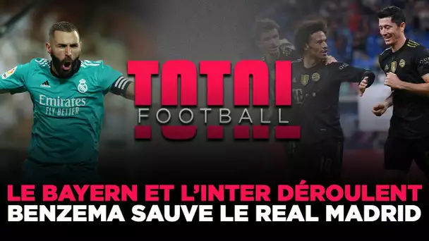 Total Football : Le Bayern et l'Inter déroulent, Benzema en sauveur