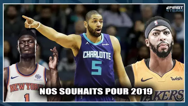 NOS VOEUX NBA POUR 2019 ! (Batum, Zion, les arbitres, les Warriors, etc)