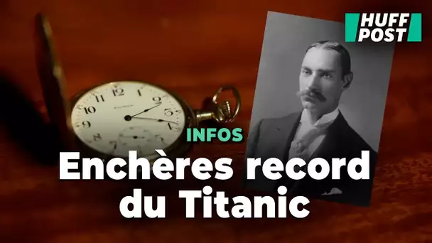 La montre en or du passager le plus riche à bord du Titanic bat un record