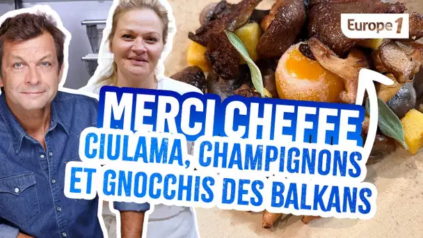 👨‍🍳  Ciulama, champignons et gnocchis des balkans par la Cheffe Ecaterina Paraschiv