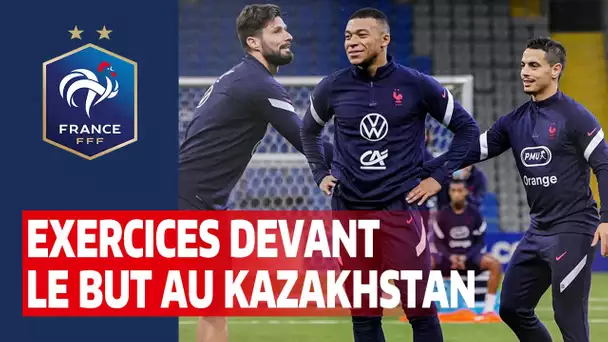 Fin de séance devant le but au Kazakhstan, Equipe de France I FFF 2021