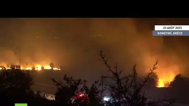🇬🇷 Grèce : le nord-est du pays en proie à des feux de forêt meurtriers
