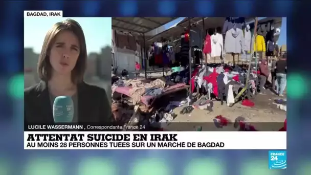 Attentat suicide en Irak : au moins 28 personnes tuées sur un marché de Bagdad