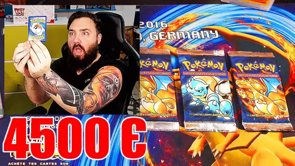 100% IMPOSSIBLE OUVERTURE 3 BOOSTERS POKEMON SET DE BASE ÉDITION 1 LOURD !