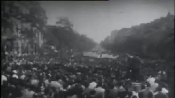 Rétro Mai 68 : Manifestations UNEF et incendie à la Sorbonne - archive vidéo INA