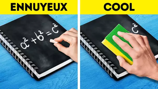 Astuces scolaires à ne pas rater 🎓🚌 Libérez votre créativité avec des idées faciles & gadgets drôles