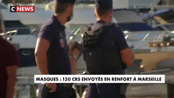 Port du masque : 130 CRS envoyés en renfort à Marseille
