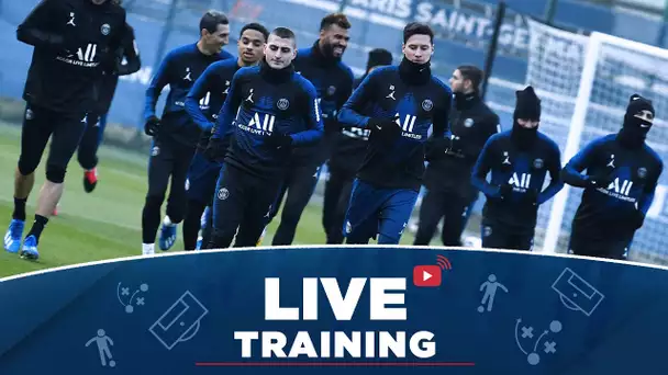 🎥 Les 15 premières minutes d'entraînement avant AS Monaco 🆚Paris Saint-Germain