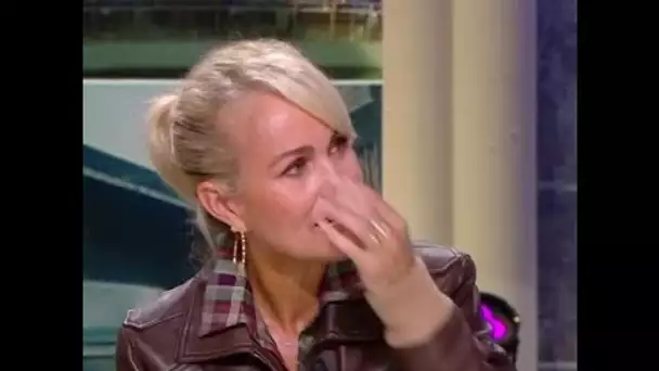 Laeticia Hallyday en larmes dans Quotidien devant des images de Johnny