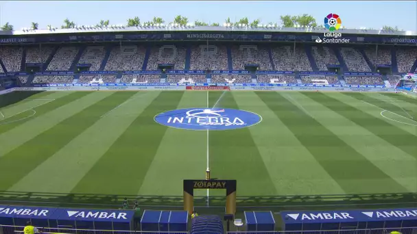 Calentamiento D. Alavés vs FC Barcelona