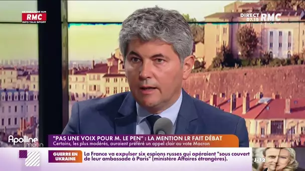 Platret : "Voter pour le clan Le Pen est complètement exclu"