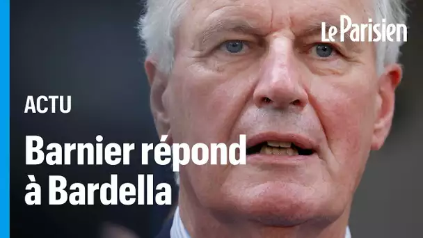 « Je suis sous surveillance de tous les Français », assure Michel Barnier lors d'un déplacement à l'