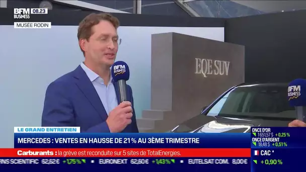 Ola Källenius (Mercedes-Benz Group) : Ventes en hausse de 21% au  T3 chez Mercedes