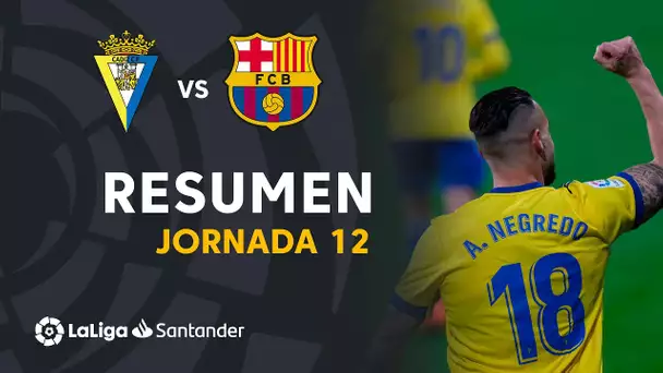 Resumen de Cádiz CF vs FC Barcelona (2-1)