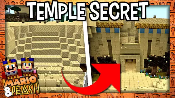 UN TEMPLE SECRET DANS LE DÉSERT ?! | MINECRAFT MARIO ET PEACH EN EGYPTE EPISODE 18