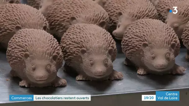 Commerces : les chocolatiers restent ouverts pour les fêtes, la chocolaterie Papion à Orléans