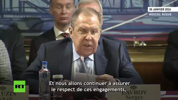 Lavrov dénonce la tentative occidentale de convaincre des pays à livrer des armes russes à l'Ukraine