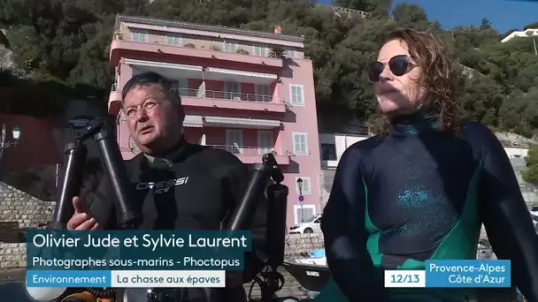 À Villefranche-sur-Mer, deux photographes alertent sur un cimetière de bateaux dans la rade