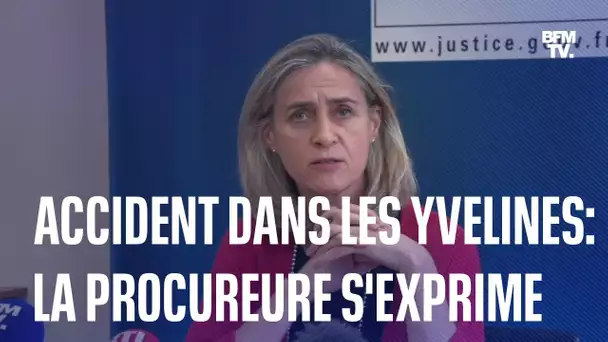 Yvelines: la procureure de la République de Versailles s'exprime sur l'accident mortel