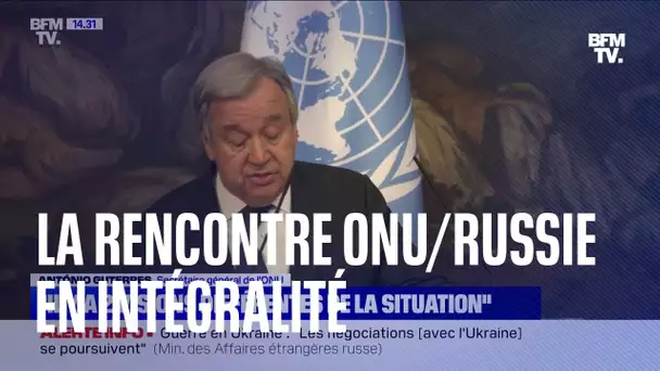 Ukraine: La rencontre entre l'ONU et la Fédération de Russie en intégralité