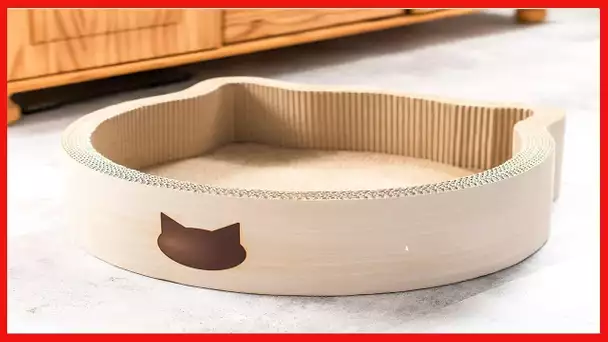 Necoichi Cat-Headed Scratcher Bed