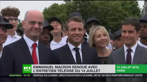 Emmanuel Macron renoue avec l’entretien télévisé du 14 juillet